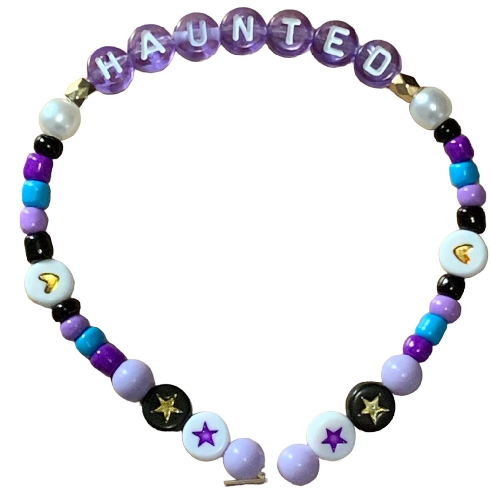 5 for $20 Taylor Swift Handmade Friendship Beaded Bracelet
“Haunted”